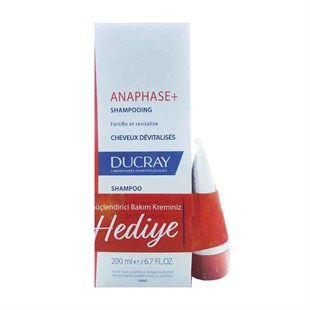 Ducray Anaphase Plus Dökülme Karşıtı Şampuan 200 ml - Güçlendirici Bakım Kremi Hediyeli