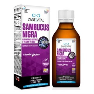 Zade Vital Sambucus Nigra Şurup 100 ml