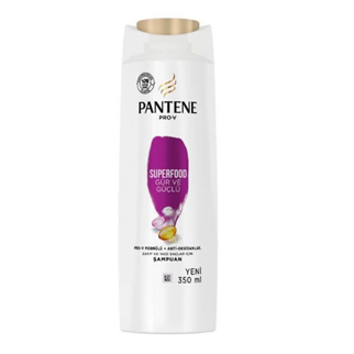 PANTENE SUPERFOOD GÜR VE GÜÇLÜ ŞAMPUAN 350 ML