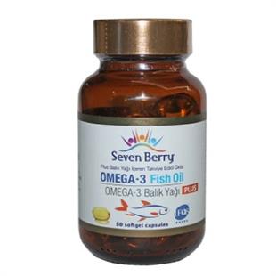 Seven Berry Omega 3 Fish Oil Balık Yağı Plus Softgel Kapsül 50'li