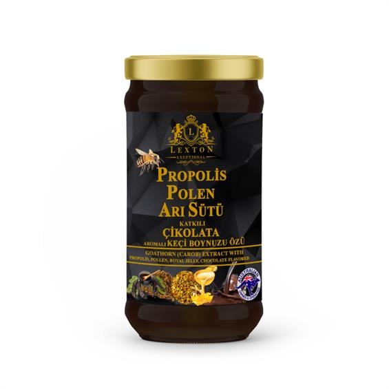 Lexton Propolis Polen&Arı Sütü Harnup 640 gr