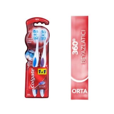 COLGATE DIS FIRÇA 360 OPTIK BEYAZ 1+1