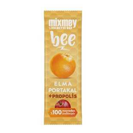 Mixmey Bee Propolisli Portakallı Meyve Barı 25 gr