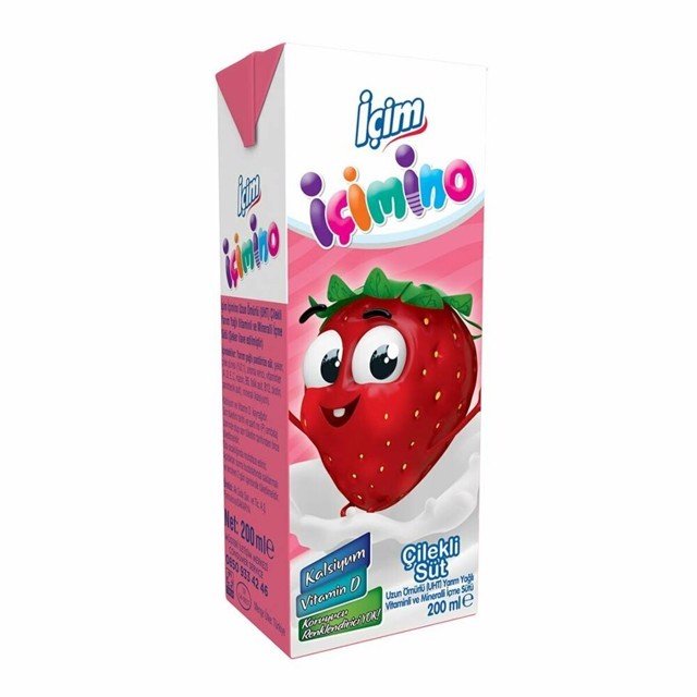 İçim İçimino Süt Çilek 180 ml
