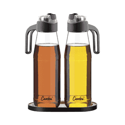 Ckc Ahşap Tabaklı Yağlık Set 2'li 720 Ml