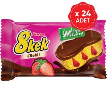 ÜLKER DANKEK 8KEK 55 GR ÇİLEK