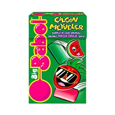 BIG BABOL ÇILGIN MEYVELER KARPUZ VE ÇILEK 36gr