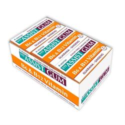 Vit Assist Gum B6 & B12 Vitamini,Karışık Meyve Aromalı Sakız