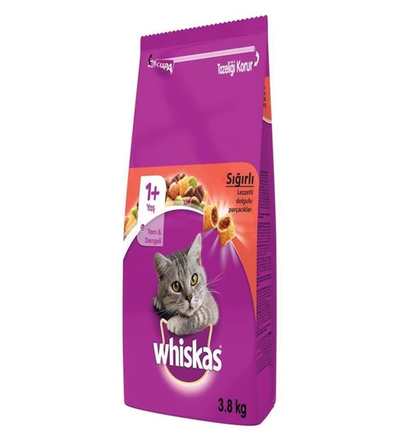 Whiskas Kuru Mama Biftekli 3.8 kg