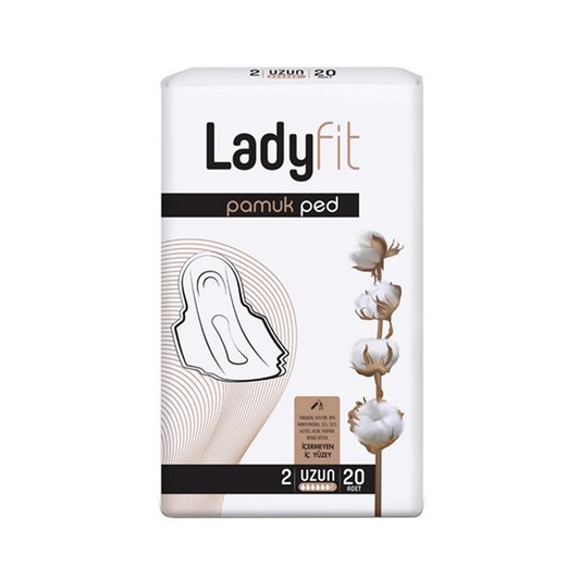 Ladyfit Pamuk Ped Super Uzun 20 Ped