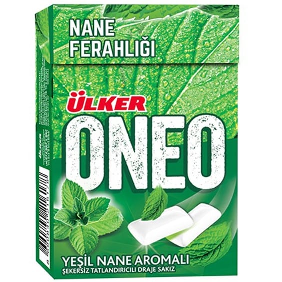 Ülker Oneo Yeşil Nane Aromalı Sakız 21 gr