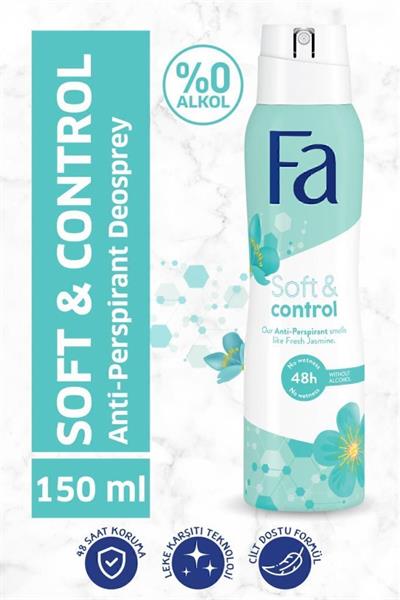 Fa Women Soft & Control Deosprey Taze Yasemin 150 ml