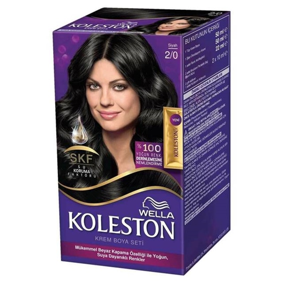 Koleston Wella Kit 2/0 Siyah Saç Boyası