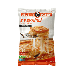 Levent Börek Dondurulmuş 3 Peynirli Börek 400 G
