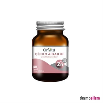 Onvita Çinko Bakır 60 Kapsül