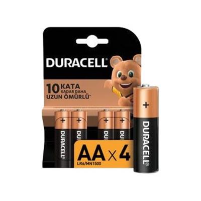 DURACELL ALKALIN AA KALEM PIL 4 LÜ KART