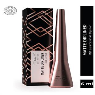 Fit & Alive Matte Dipliner Suya Dayanıklı Dipliner 6 ml