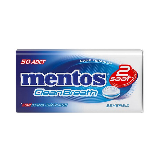 MENTOS 2 H PEPPERMINT 35 GR
