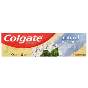 Colgate Natural Extract Tuz ve Deniz Yosunu Özlü Diş Macunu 75 ml