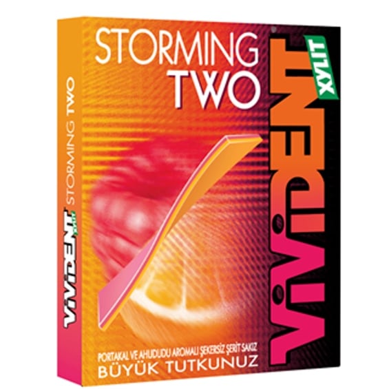 Vivident Storming Ahududu Aromalı Sakız 33 gr