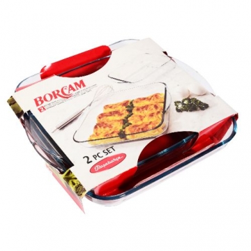 Paşabahçe 159028 Borcam Kare 2' li