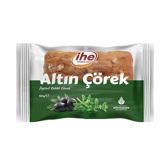 IHE Altın Çörek  Zeytinli Kekikli Ekmek 50 gr
