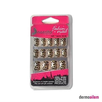 Nascita 24'lü Leopar Desenli Takma Tırnak -0101