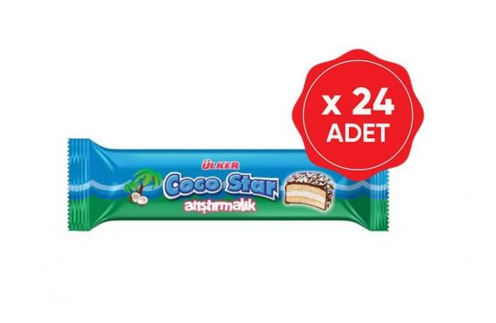 Ülker Cocostar Atiştirmalik 66 Gr x 24 Adet