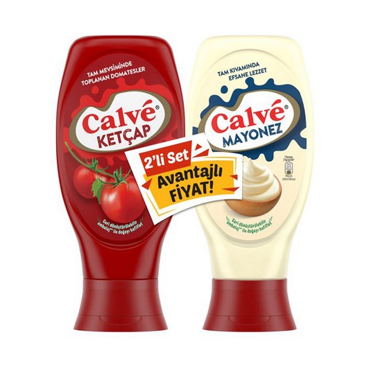 Calve Ketçap + Mayonez 810 Gr