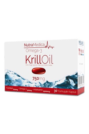 Nutramedica Krill Oil 750 mg 30 Kapsül