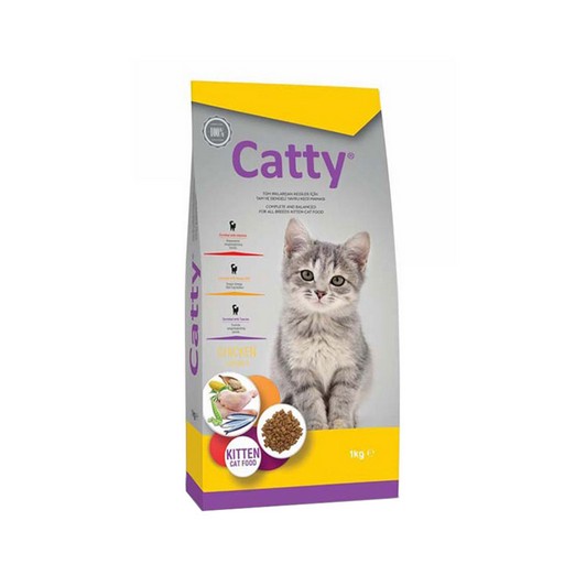 Catty Yavru Kedi Maması Tavuklu 1 kg