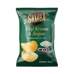 Samba Ekşi Kremalı Soğanlı İnce Patates Cipsi 135 G