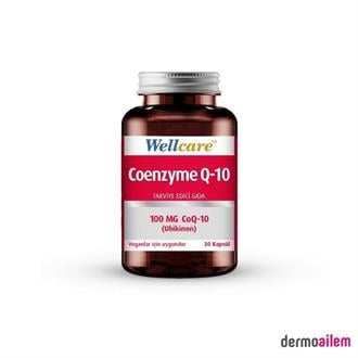 Wellcare Koenzim Q10 100 mg 30 Kapsül (SKT:08.2025)