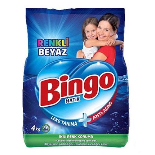 Bingo Matik Renkli & Beyaz  4 kg
