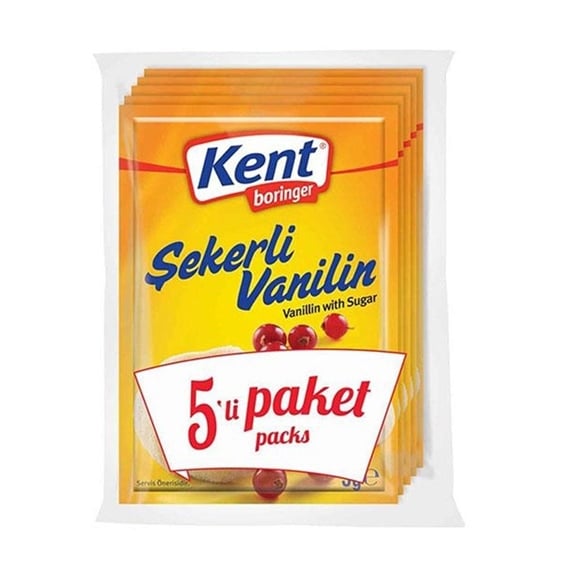 Kent Boringer Şekerli Vanilin 5'li 25 gr