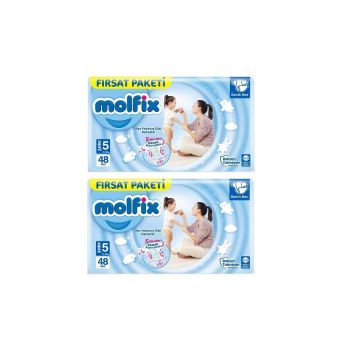 Molfix Bebek Bezi Junior Plus 5+ Beden 44 Adet