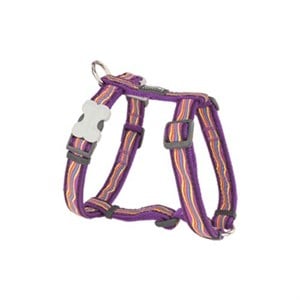 Red Dingo Dreamstream Desenli Köpek Göğüs Tasması 12 mm Mor