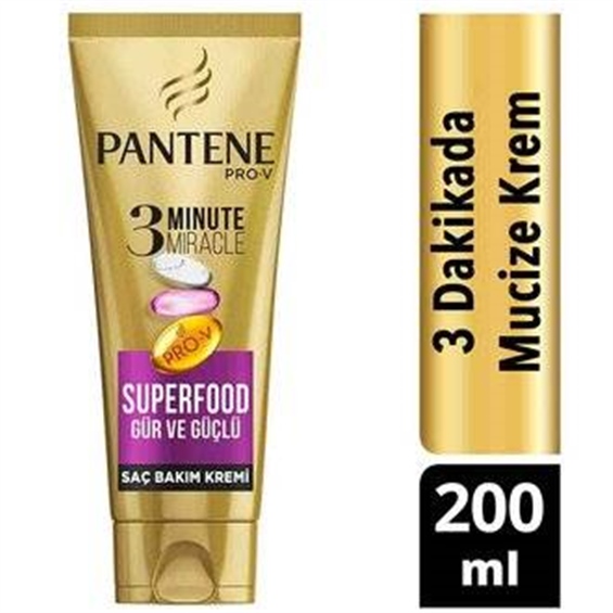 Pantene 3 mm Superfood Saç Kremi 200 ml