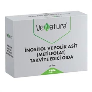 Venatura İnositol ve Folik Asit Metilfolat 20 Saşe