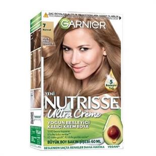 Garnier Nutrisse Yoğun Besleyici Kalıcı Krem Saç Boyası - Kumral 7,0