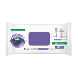 Sleepy Yüzey Temizleme Havlusu 100lü Dağ Esintisi