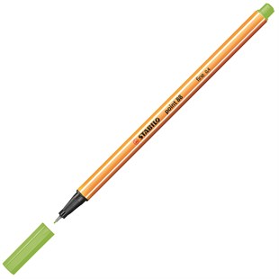 Stabilo Point 88 İnce Uçlu Keçeli Kalem 0.4 MM Fosforlu Yeşil 88/033
