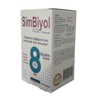 Simbiyol Probiyotik + Prebiyotik 60 Kapsül