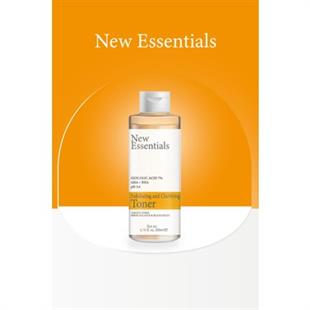 New Essentials Gözenek Sıkılaştırmaya Yardımcı Toner Glycolic Acid 7% AHA BHA 200 ml
