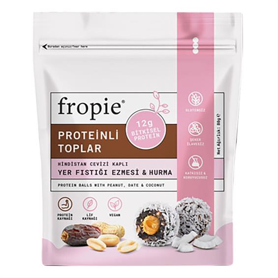 Fropie Yer Fıstığı Hurma Proteinli Toplar 80 gr
