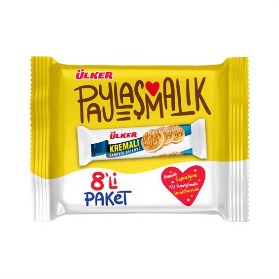 Ülker Kremalı Bisküvi 8 Li 488 Gr
