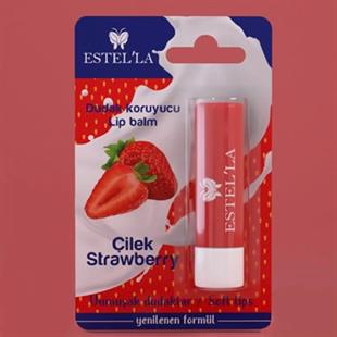 Estel'la Yetişkin Dudak Koruyucu Lip Balm Çilek