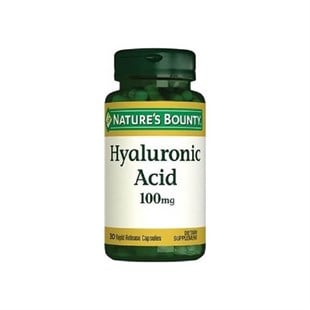 Nature's Bounty Hyaluronic Acid 100 mg 30 Kapsül