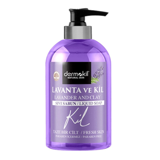 Dermokil Natural  Lavanta Çiçeği Özlü Mucizevi Kil Sabunu 500 ml