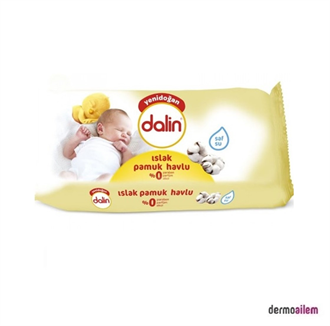 Dalin Yenidoğan Islak Pamuk Havlu 40 Yaprak
